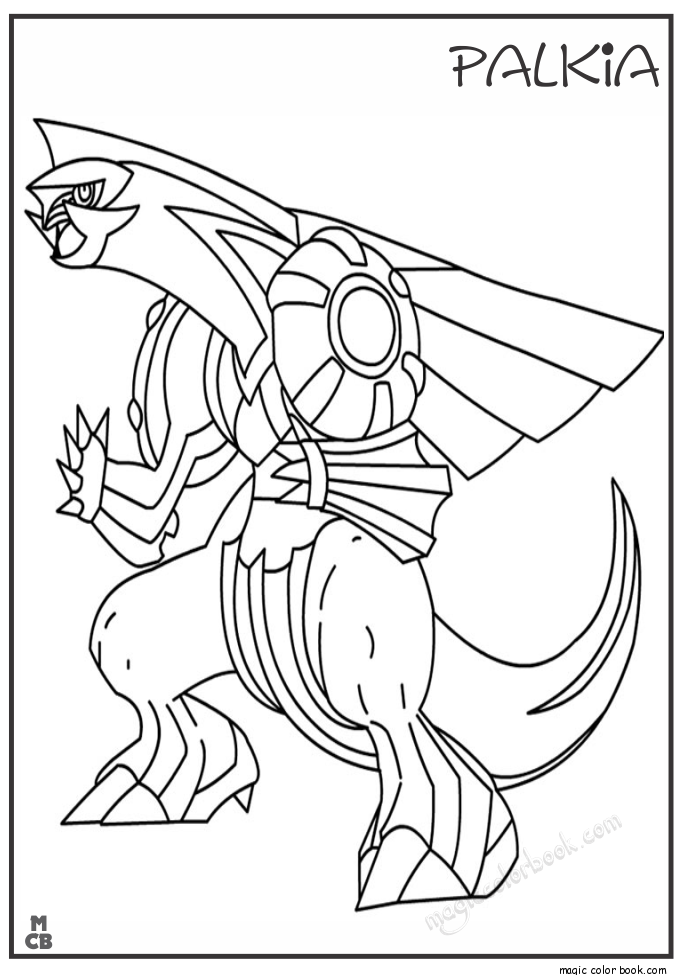 36 Mythical Palkia Coloring Page Printable 25