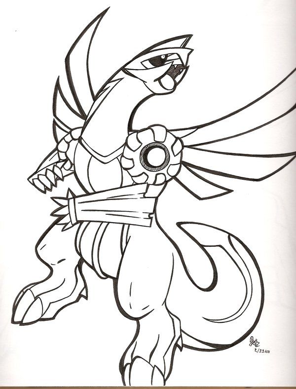 36 Mythical Palkia Coloring Page Printable 9