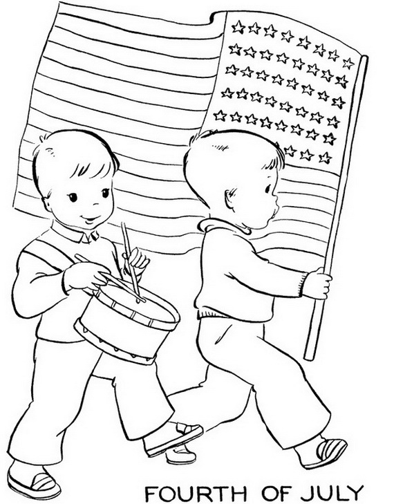 36 Patriotic Independence Day Coloring Pages Printable 16