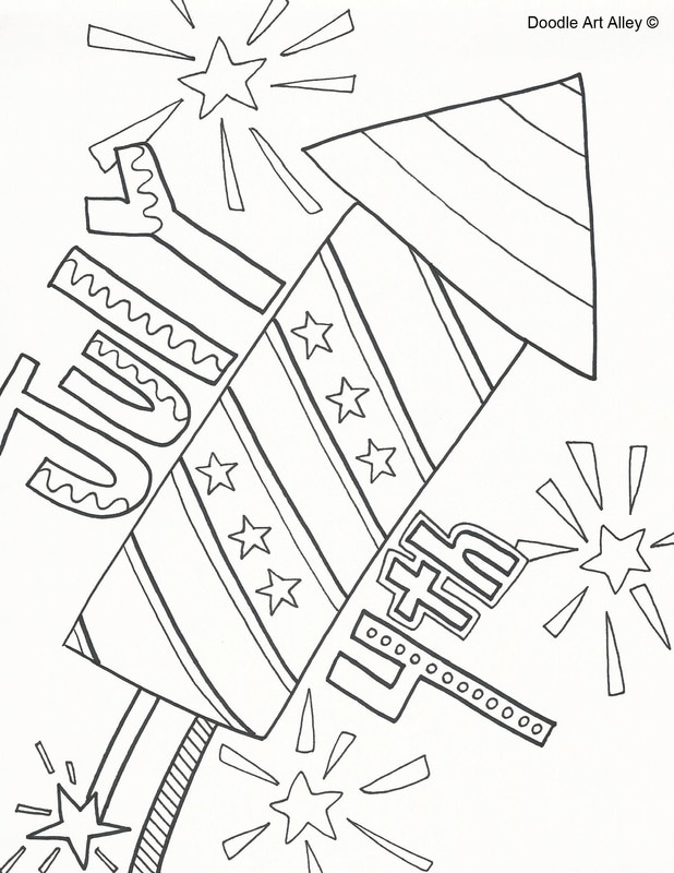 36 Patriotic Independence Day Coloring Pages Printable 25