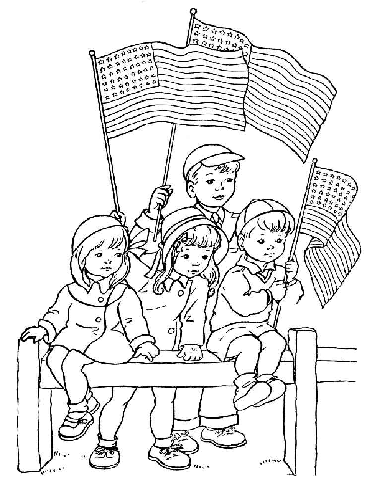 36 Patriotic Independence Day Coloring Pages Printable 29