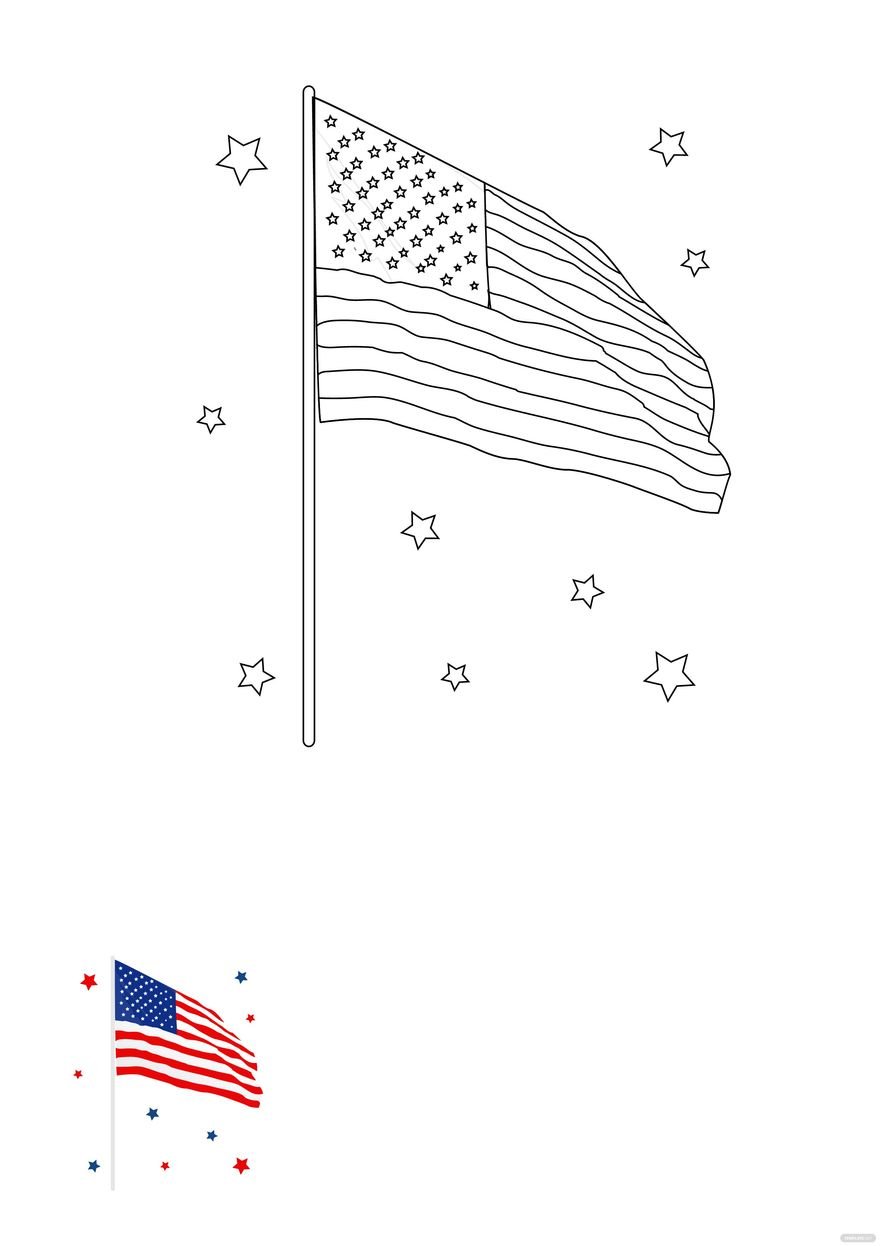 36 Patriotic Independence Day Coloring Pages Printable 30