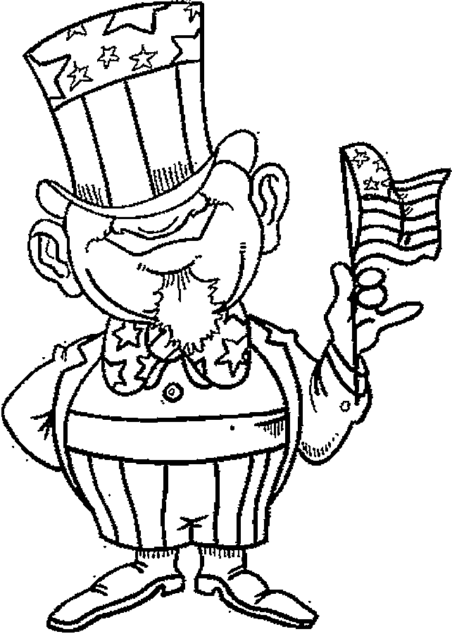 36 Patriotic Independence Day Coloring Pages Printable 33