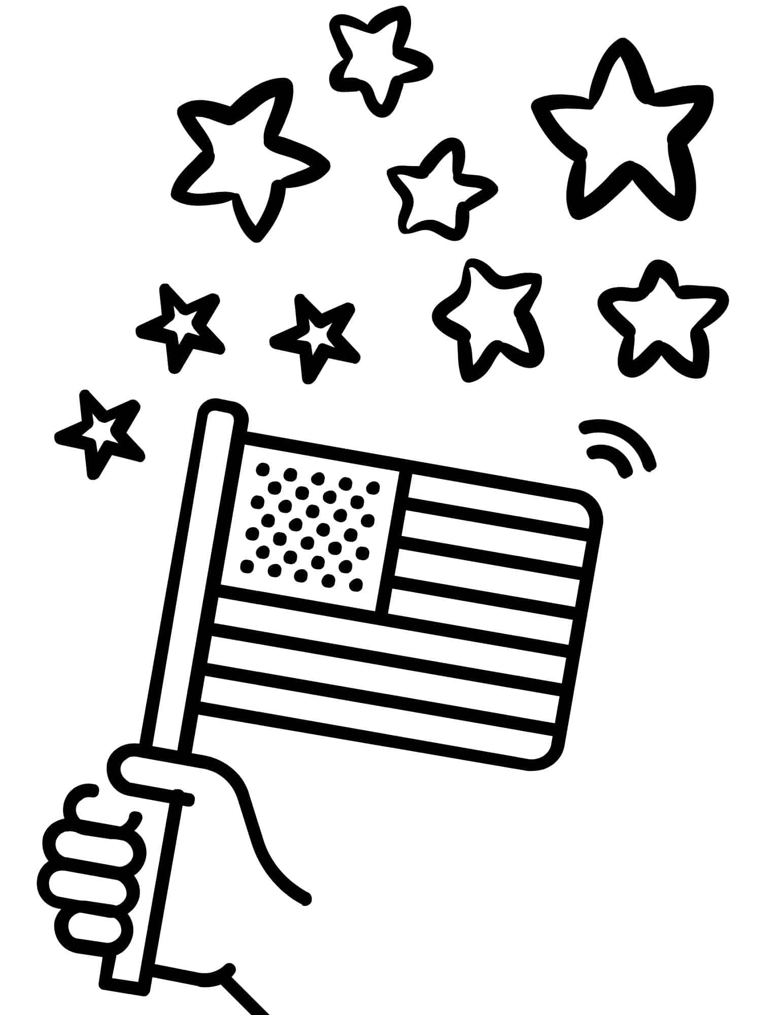 36 Patriotic Independence Day Coloring Pages Printable 34