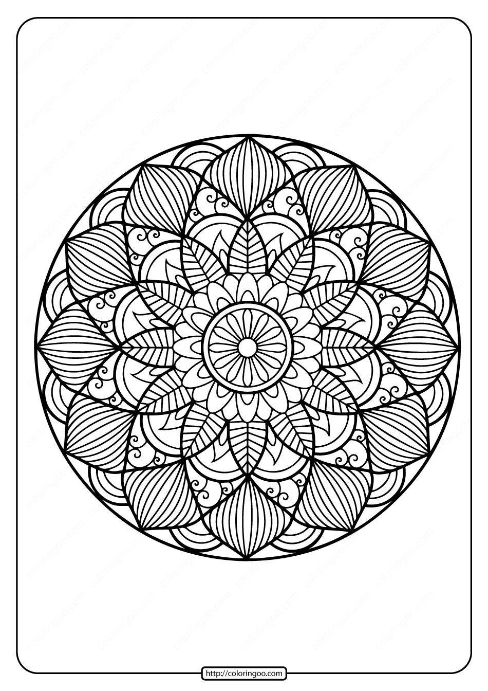 36 Pattern Coloring Pages Printable 1