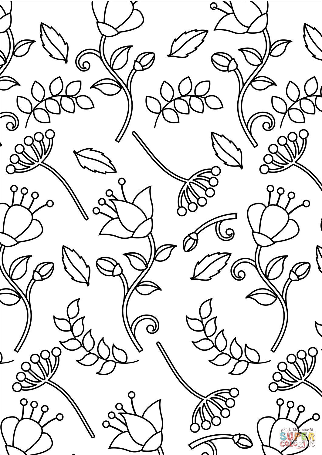 36 Pattern Coloring Pages Printable 12