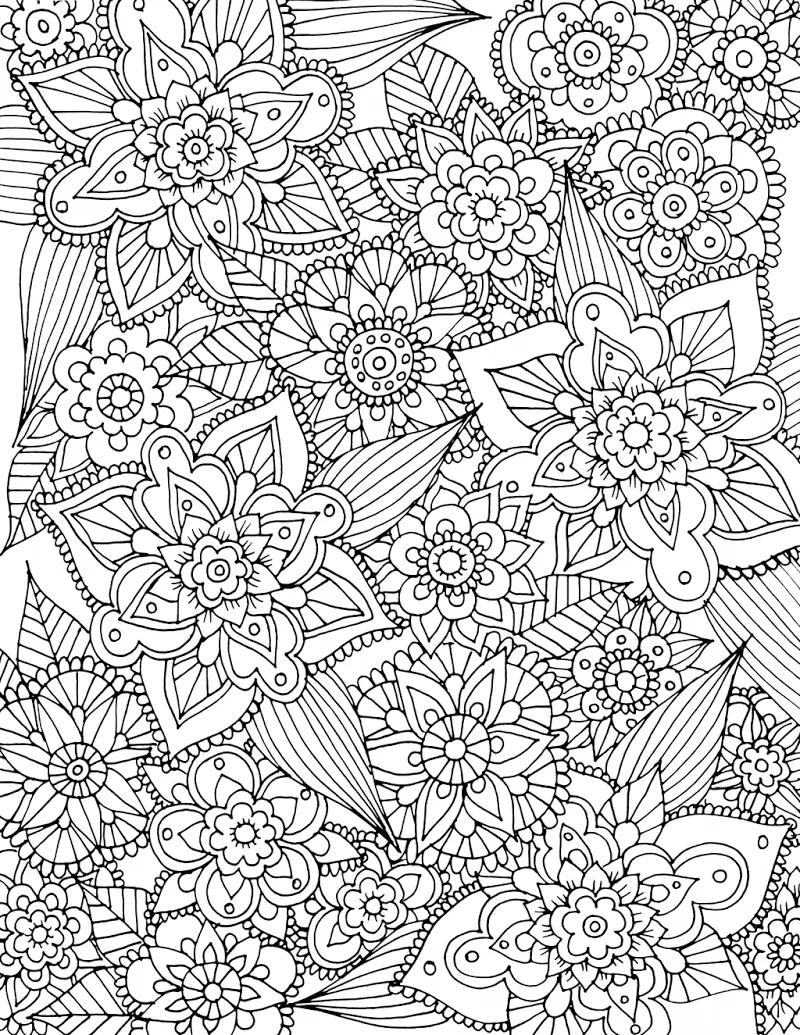 36 Pattern Coloring Pages Printable 17