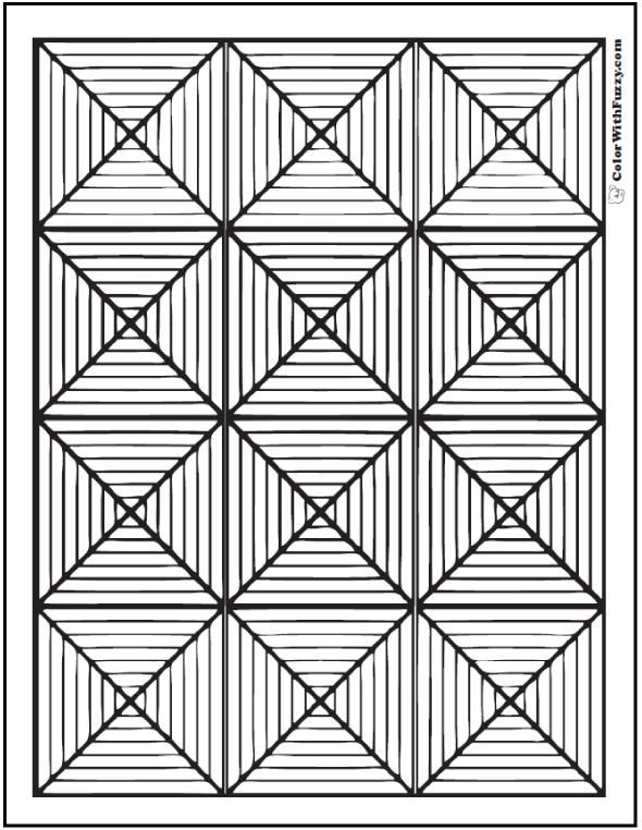 36 Pattern Coloring Pages Printable 33