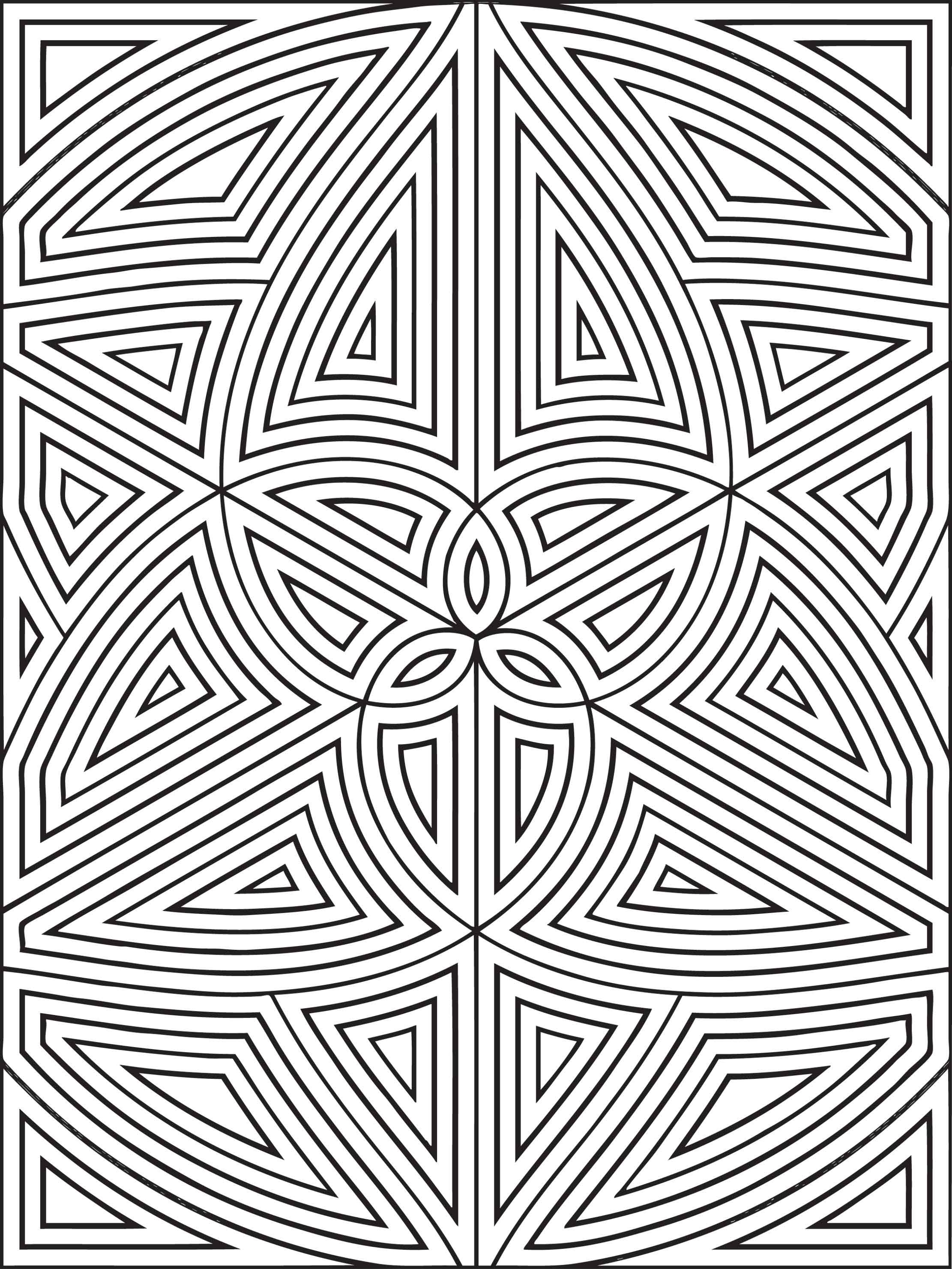 36 Pattern Coloring Pages Printable 34