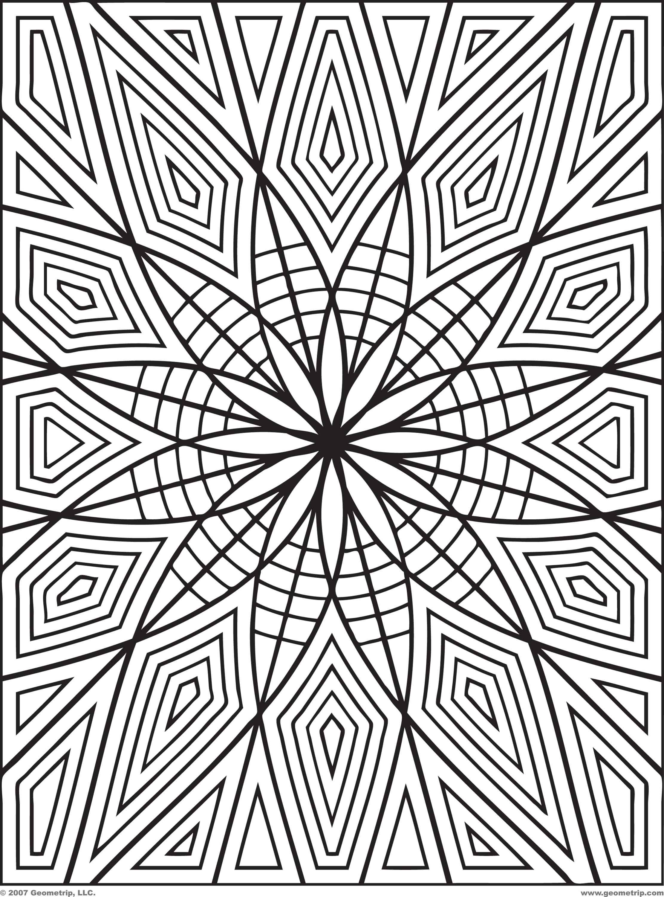 36 Pattern Coloring Pages Printable 9