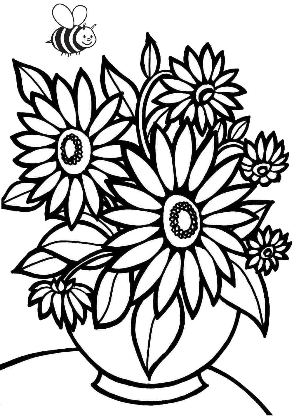 36 Plants and Flowers - Best Coloring Pages for Kids Printable 1