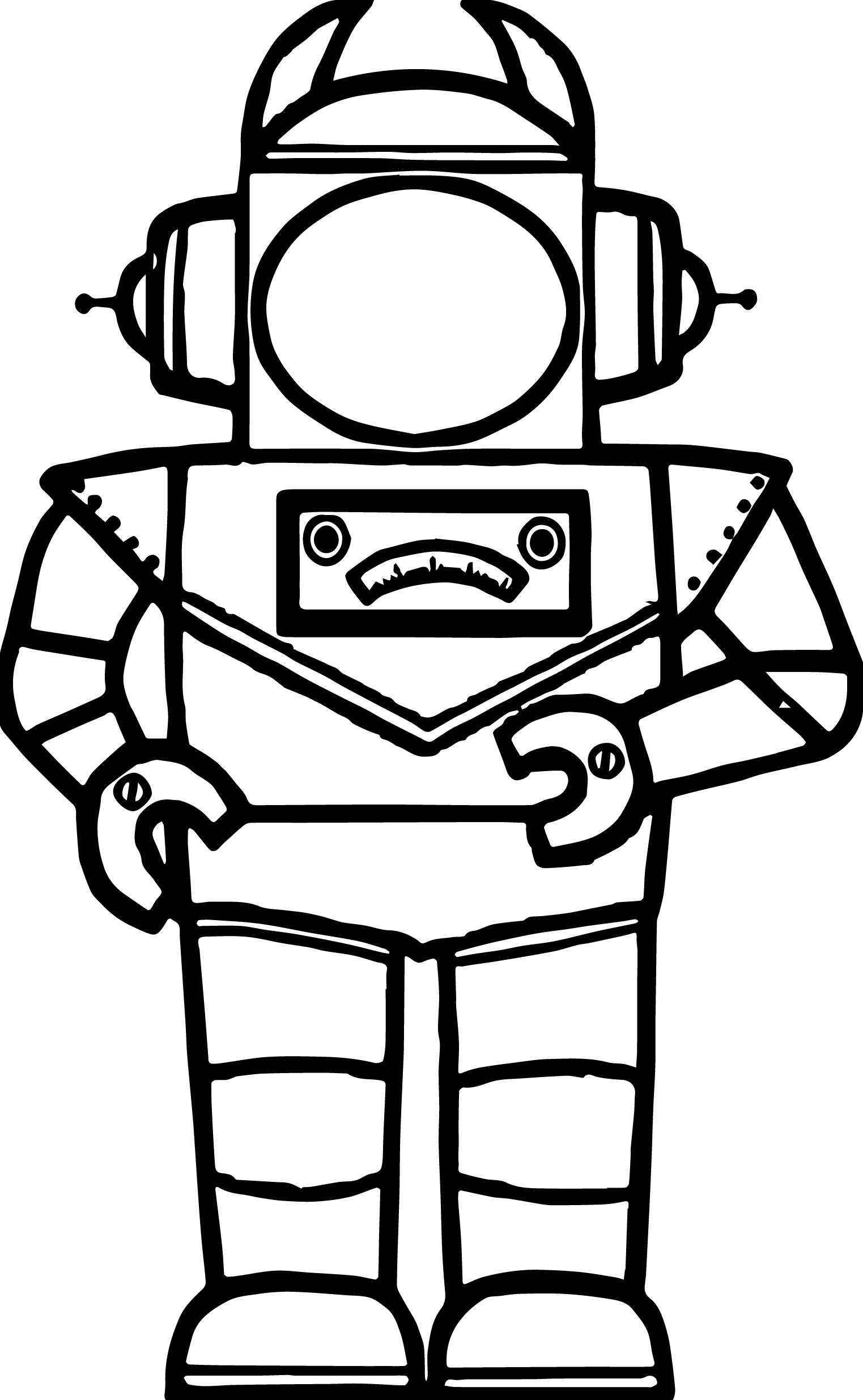 36 Robot Coloring Pages for Kids Printable 14