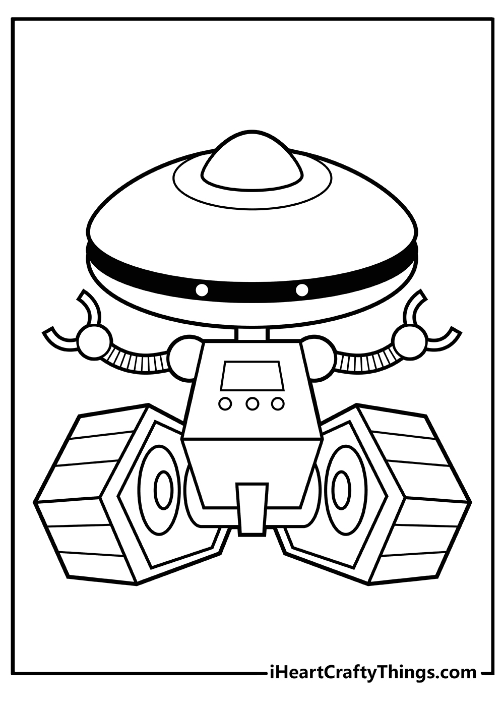 robot coloring pages for kids printable jpg