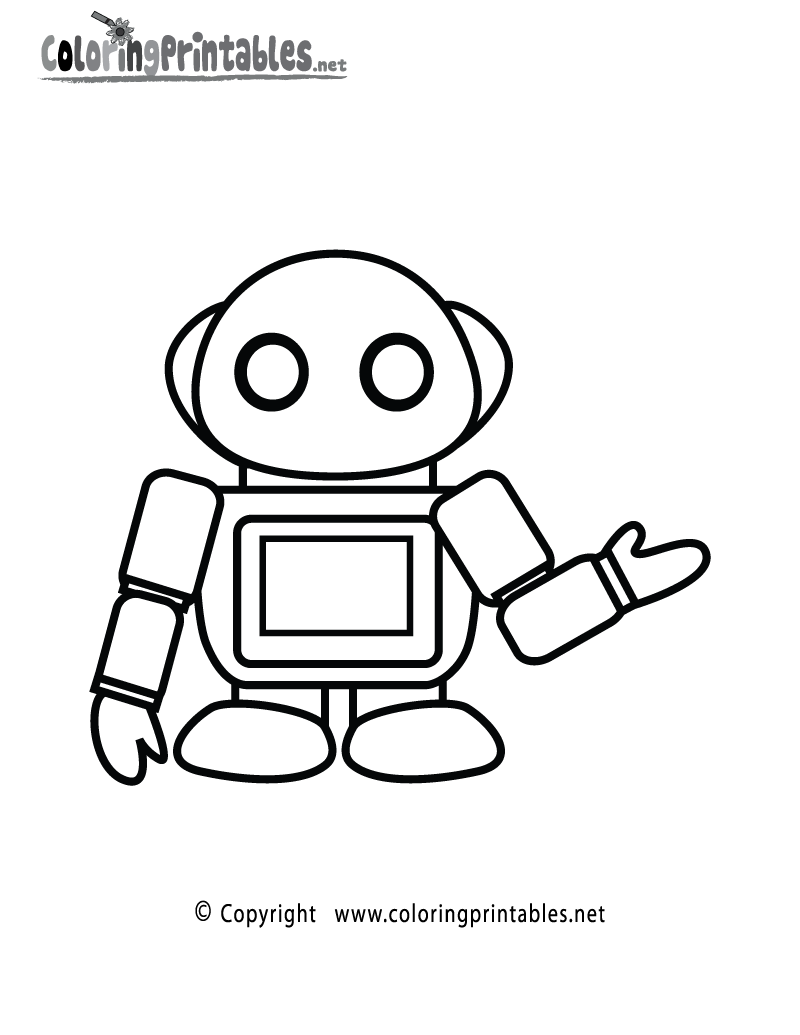 36 Robot Coloring Pages for Kids Printable 30