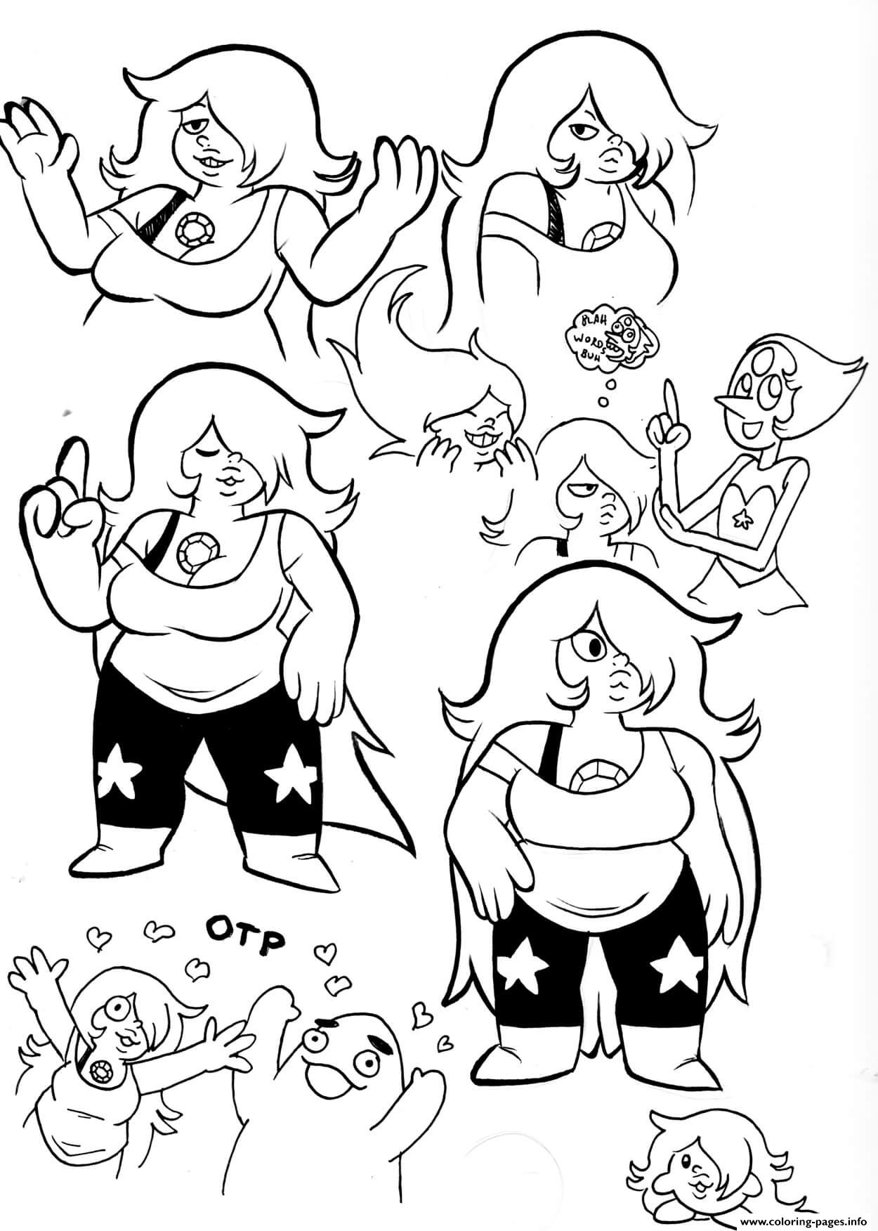 36 Steven Universe Coloring Pages Printable 30