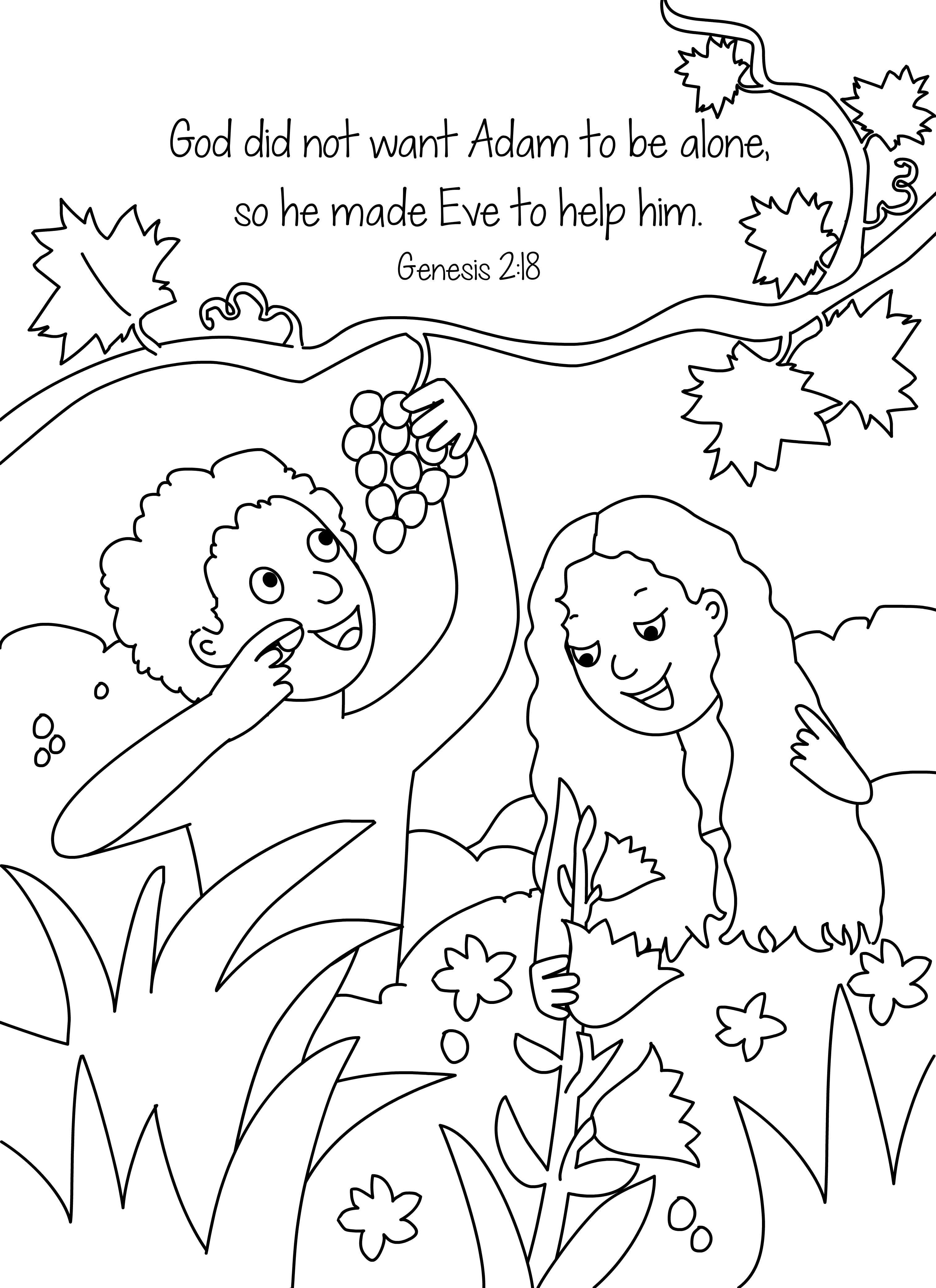 37 Creation Coloring Pages Printable 29