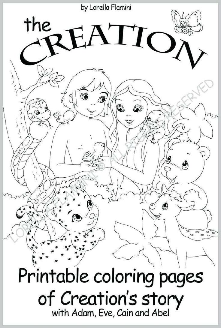 37 Creation Coloring Pages Printable 3