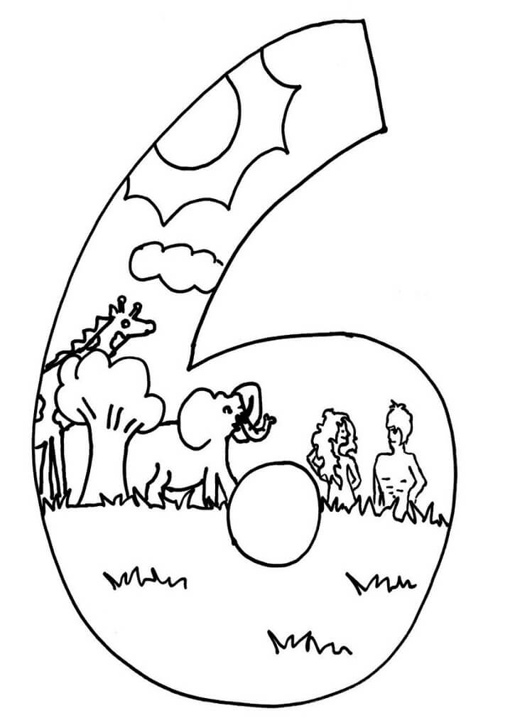 37 Creation Coloring Pages Printable 6