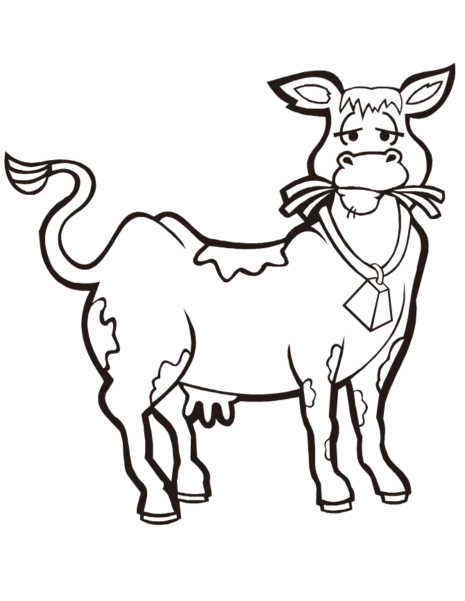 37 Cute Cows Coloring Pages Printable 12