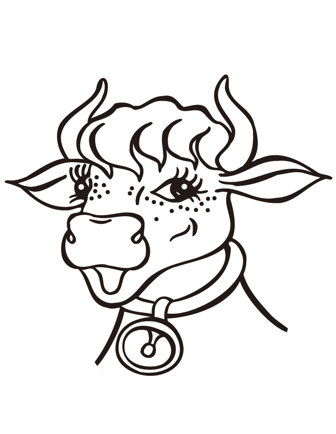 37 Cute Cows Coloring Pages Printable 14