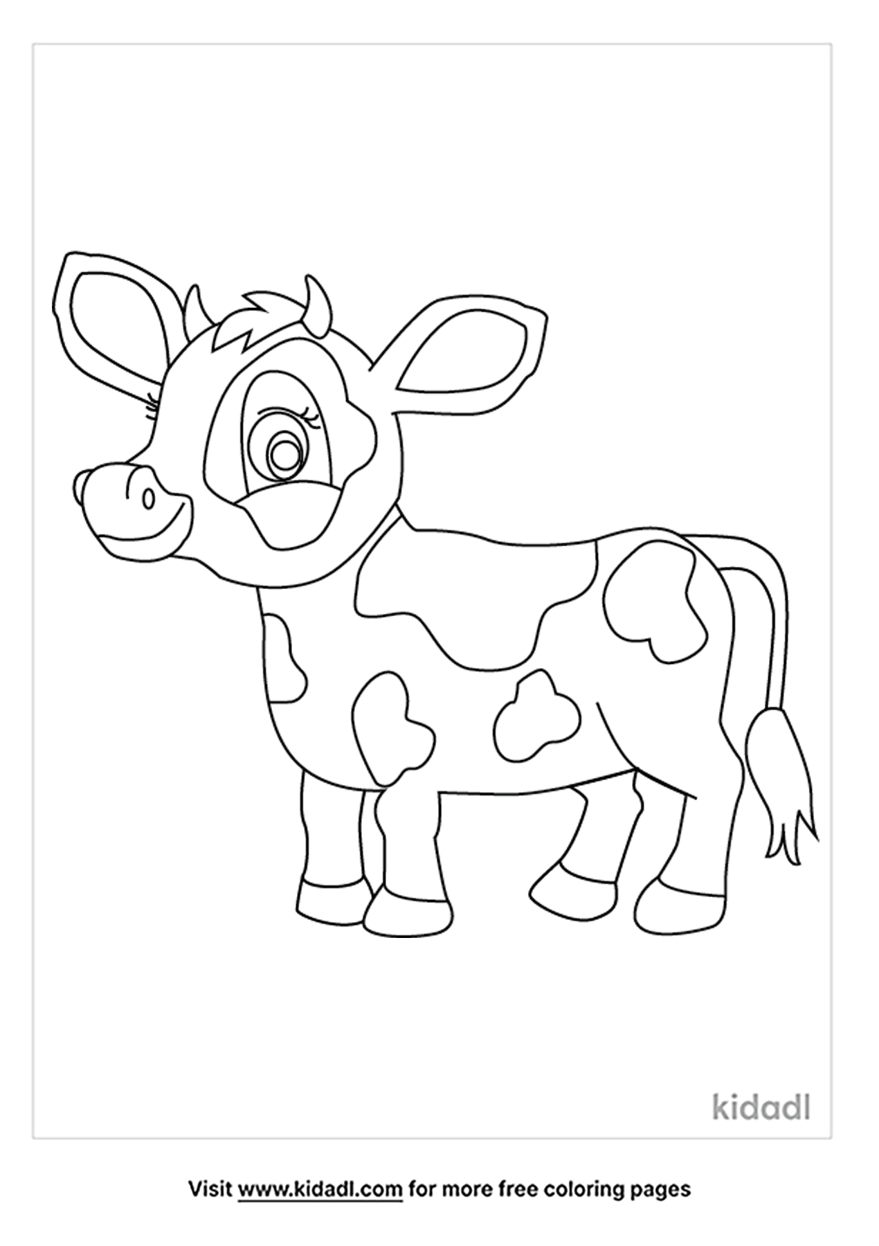 cute cows coloring pages printable jpg