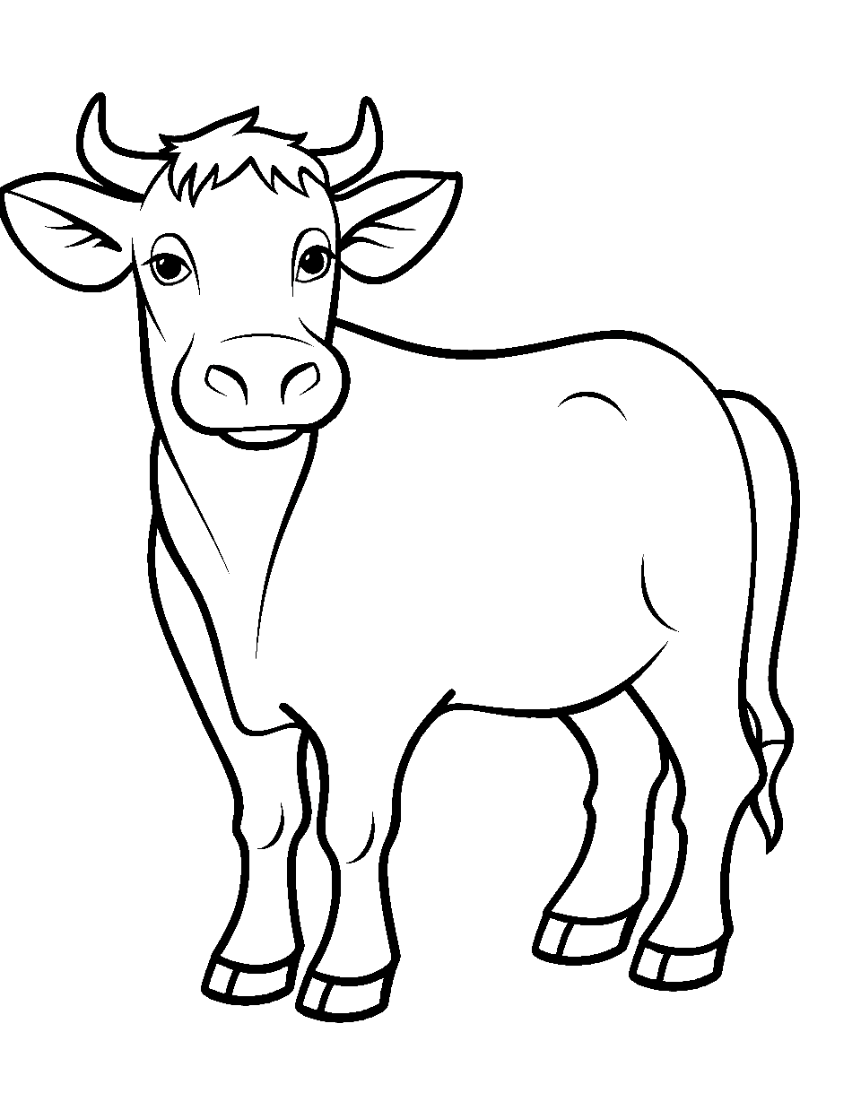 37 Cute Cows Coloring Pages Printable 32