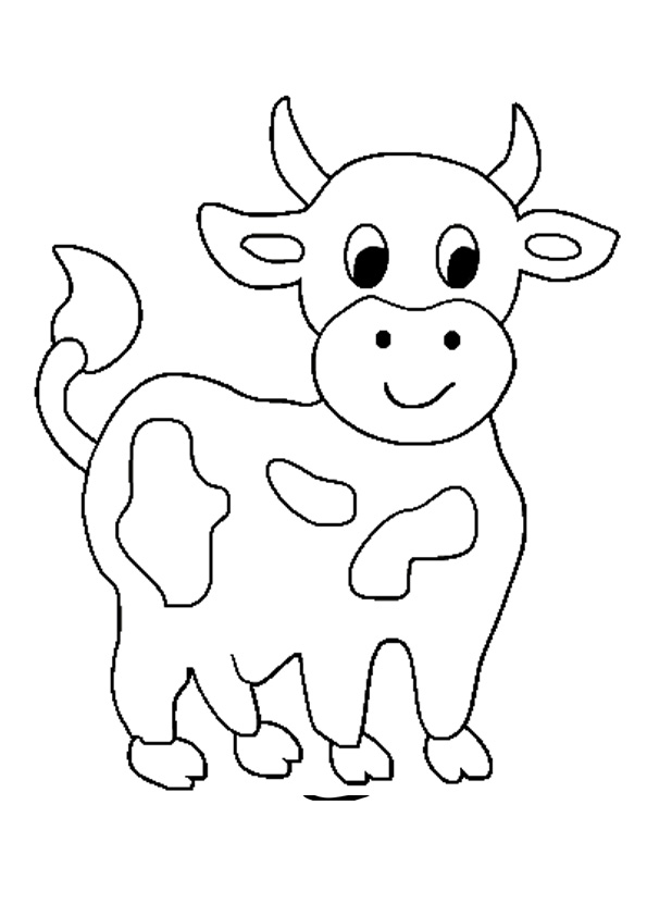 37 Cute Cows Coloring Pages Printable 8