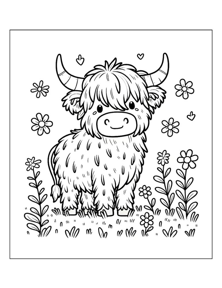 37 Cute Cows Coloring Pages Printable 9