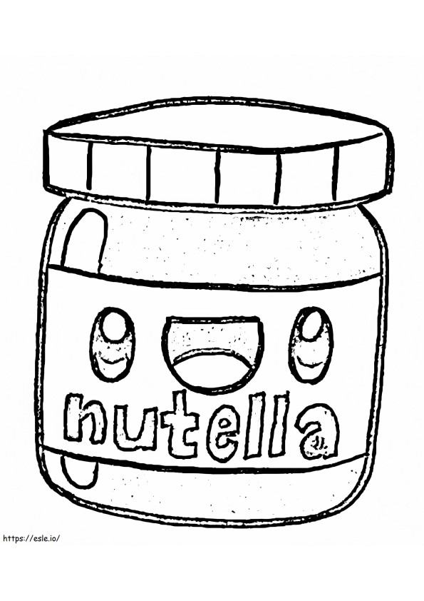 37 Cute Nutella Coloring Pages Printable 17