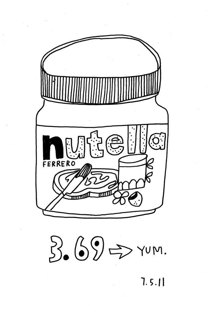 37 Cute Nutella Coloring Pages Printable 6