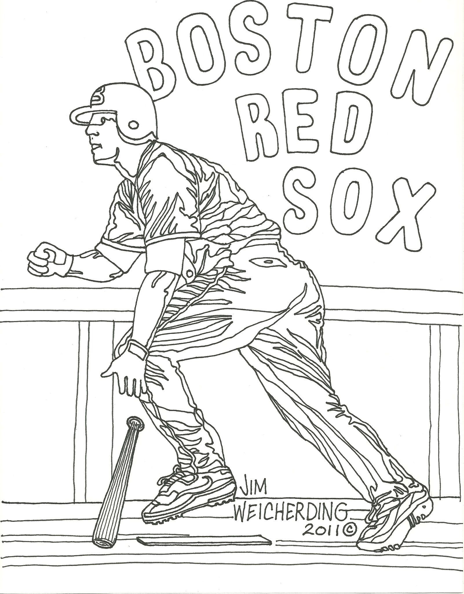 37 Detailed MLB Coloring Pages Printable 13