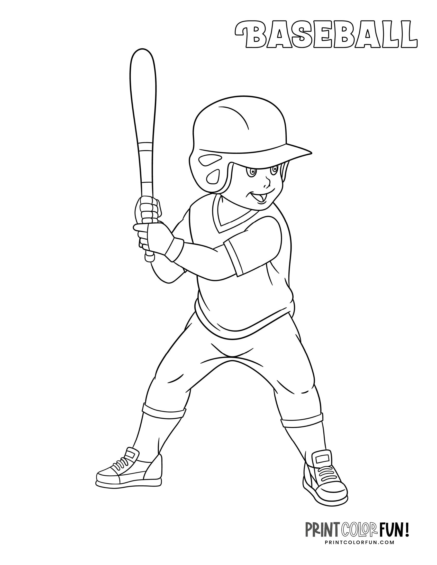 37 Detailed MLB Coloring Pages Printable 16