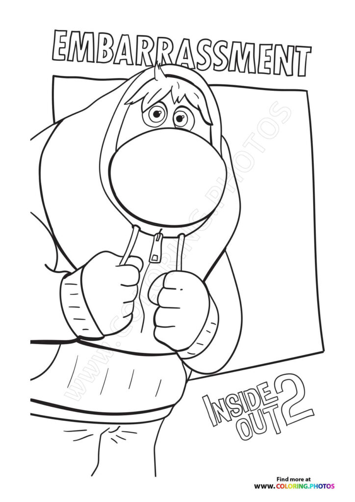 37 Exciting Inside Out Coloring Pages Printable 11