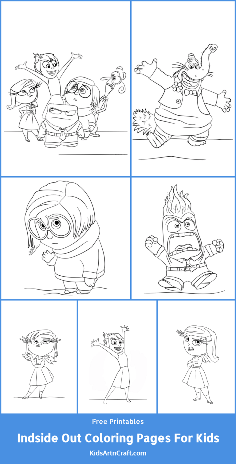 37 Exciting Inside Out Coloring Pages Printable 12