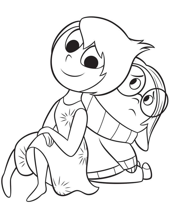 37 Exciting Inside Out Coloring Pages Printable 13