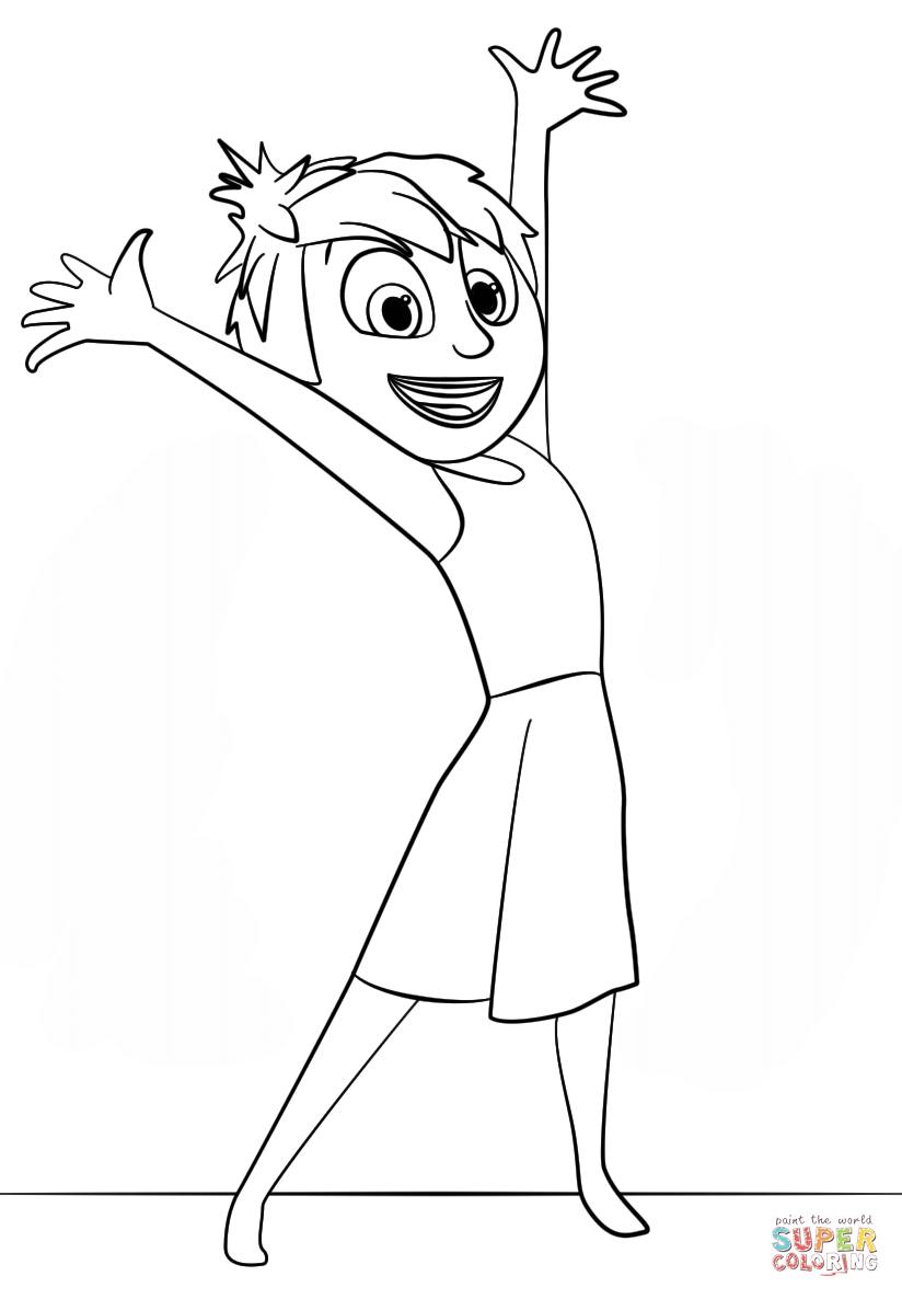 37 Exciting Inside Out Coloring Pages Printable 17