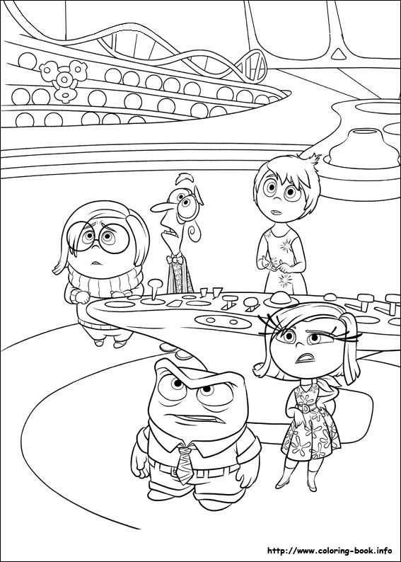 37 Exciting Inside Out Coloring Pages Printable 31