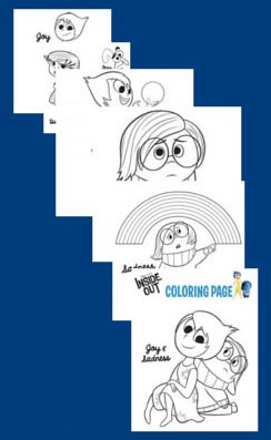 37 Exciting Inside Out Coloring Pages Printable 35