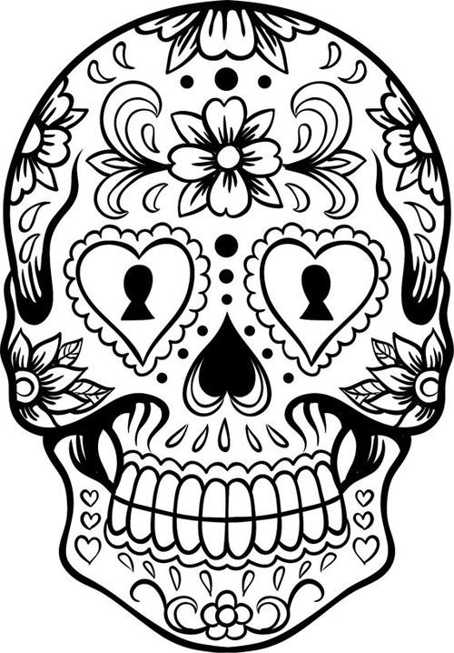 37 Festive La Calavera Catrina Coloring Page Printable 17