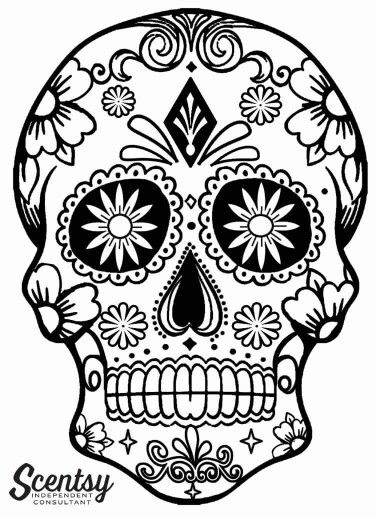 37 Festive La Calavera Catrina Coloring Page Printable 27