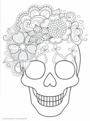 37 Festive La Calavera Catrina Coloring Page Printable 9