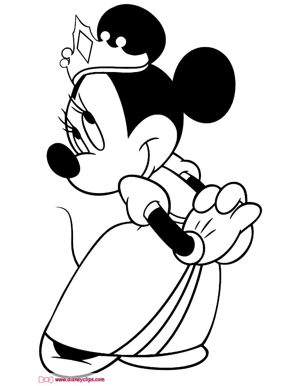 37 Fun Minnie Mouse Coloring Pages Printable 10