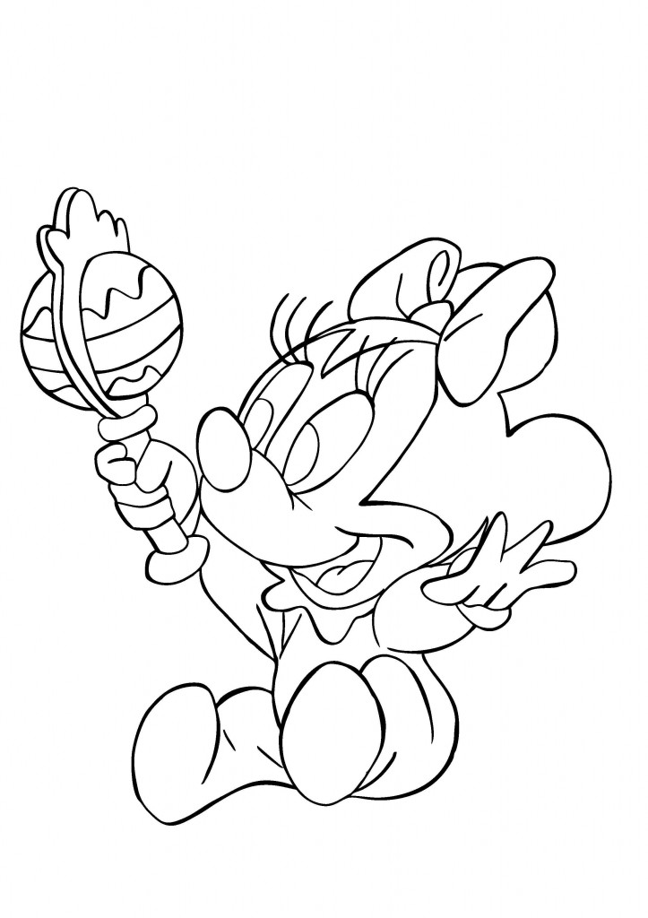 37 Fun Minnie Mouse Coloring Pages Printable 11