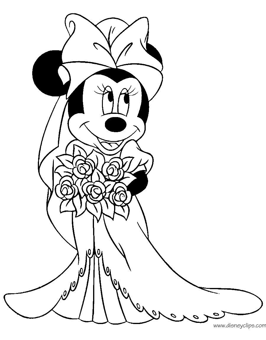 37 Fun Minnie Mouse Coloring Pages Printable 12