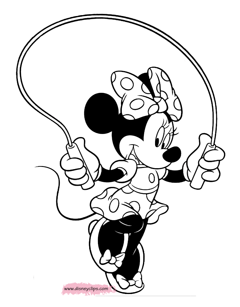 37 Fun Minnie Mouse Coloring Pages Printable 18