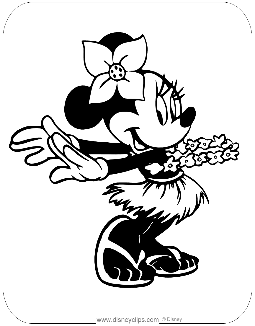 37 Fun Minnie Mouse Coloring Pages Printable 20