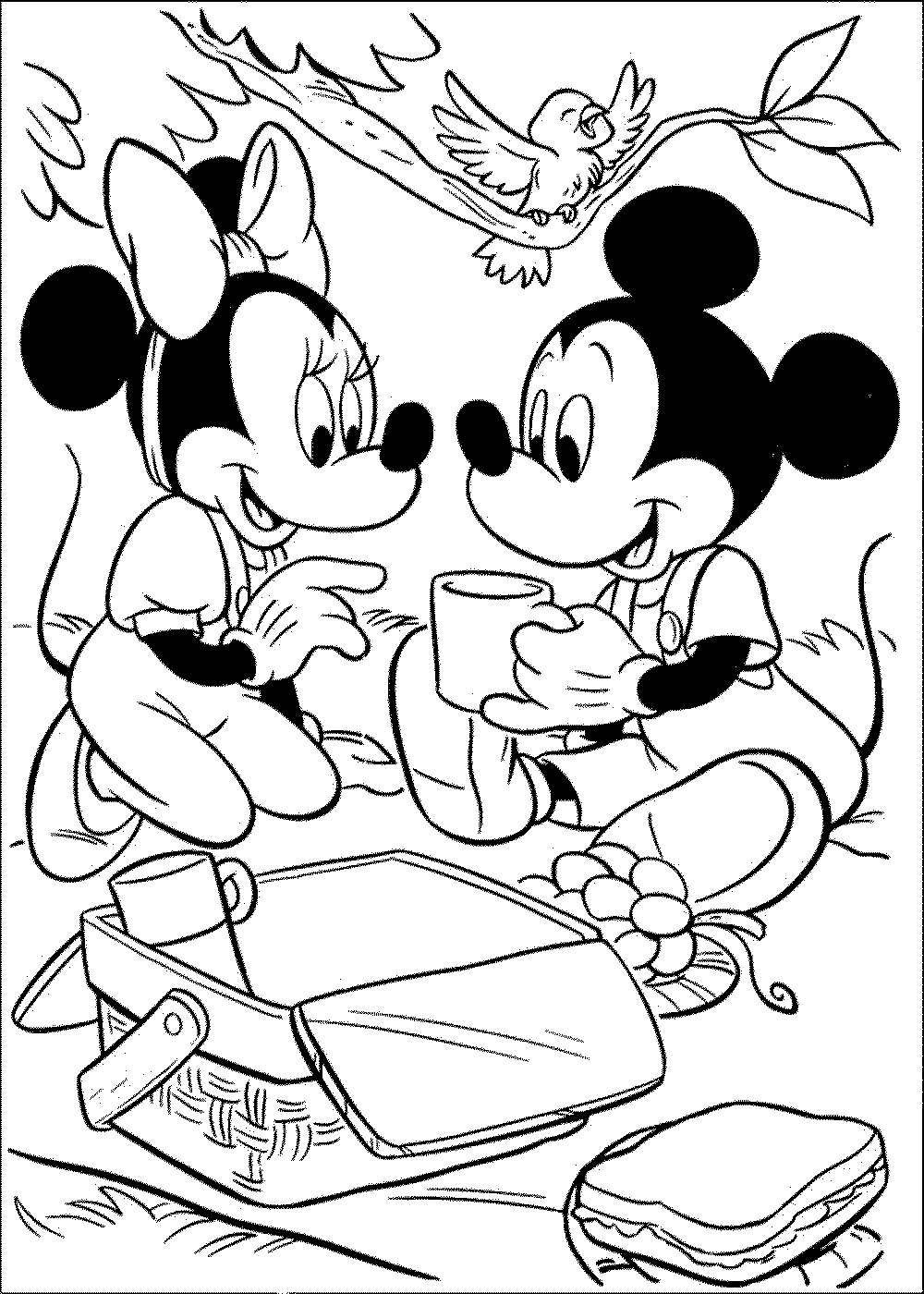 37 Fun Minnie Mouse Coloring Pages Printable 22