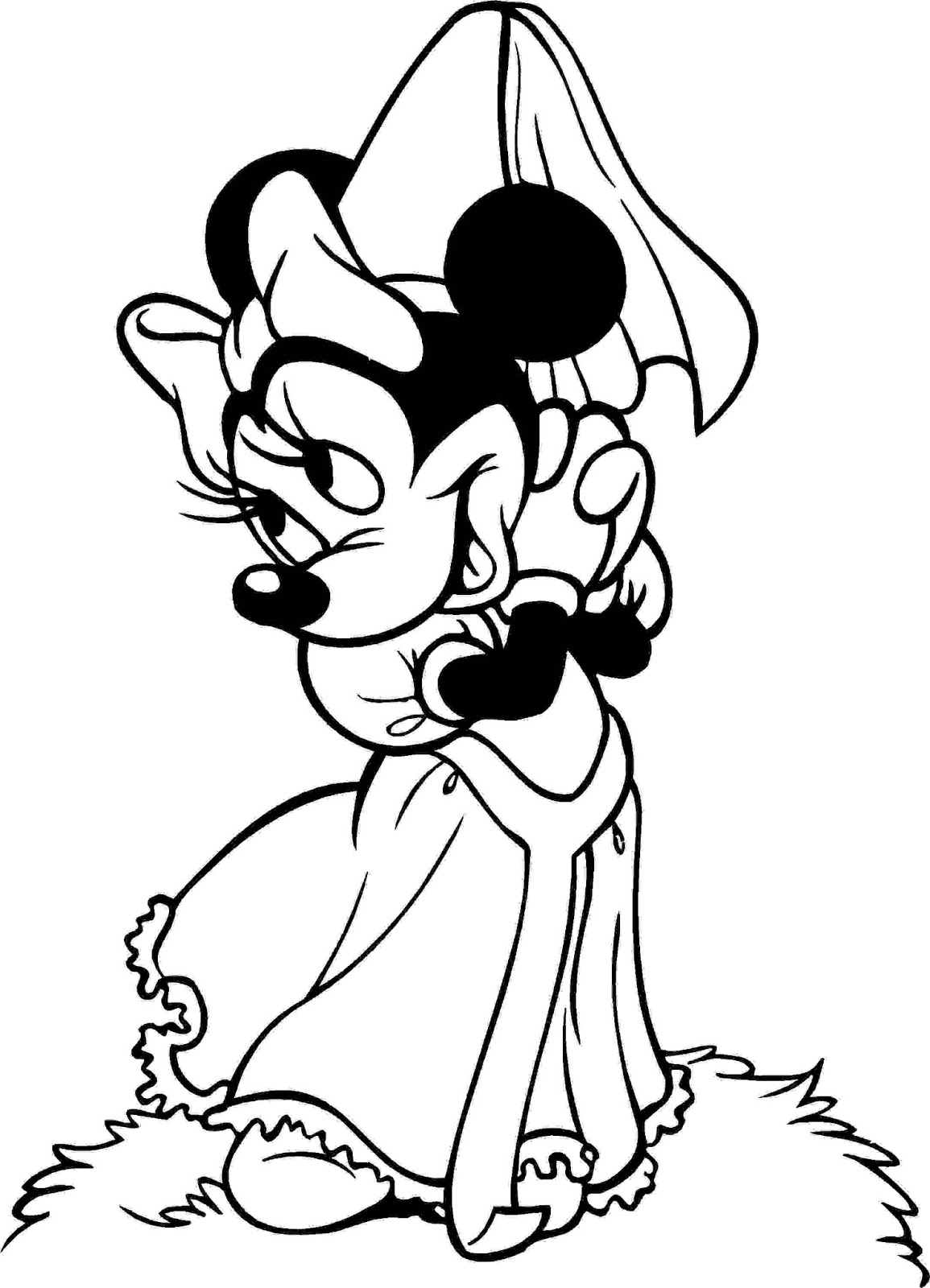 37 Fun Minnie Mouse Coloring Pages Printable 25