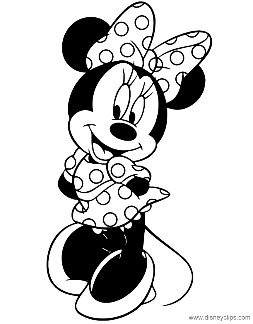 37 Fun Minnie Mouse Coloring Pages Printable 27