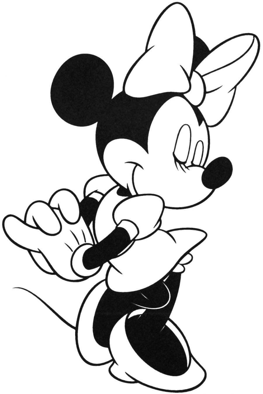 37 Fun Minnie Mouse Coloring Pages Printable 32